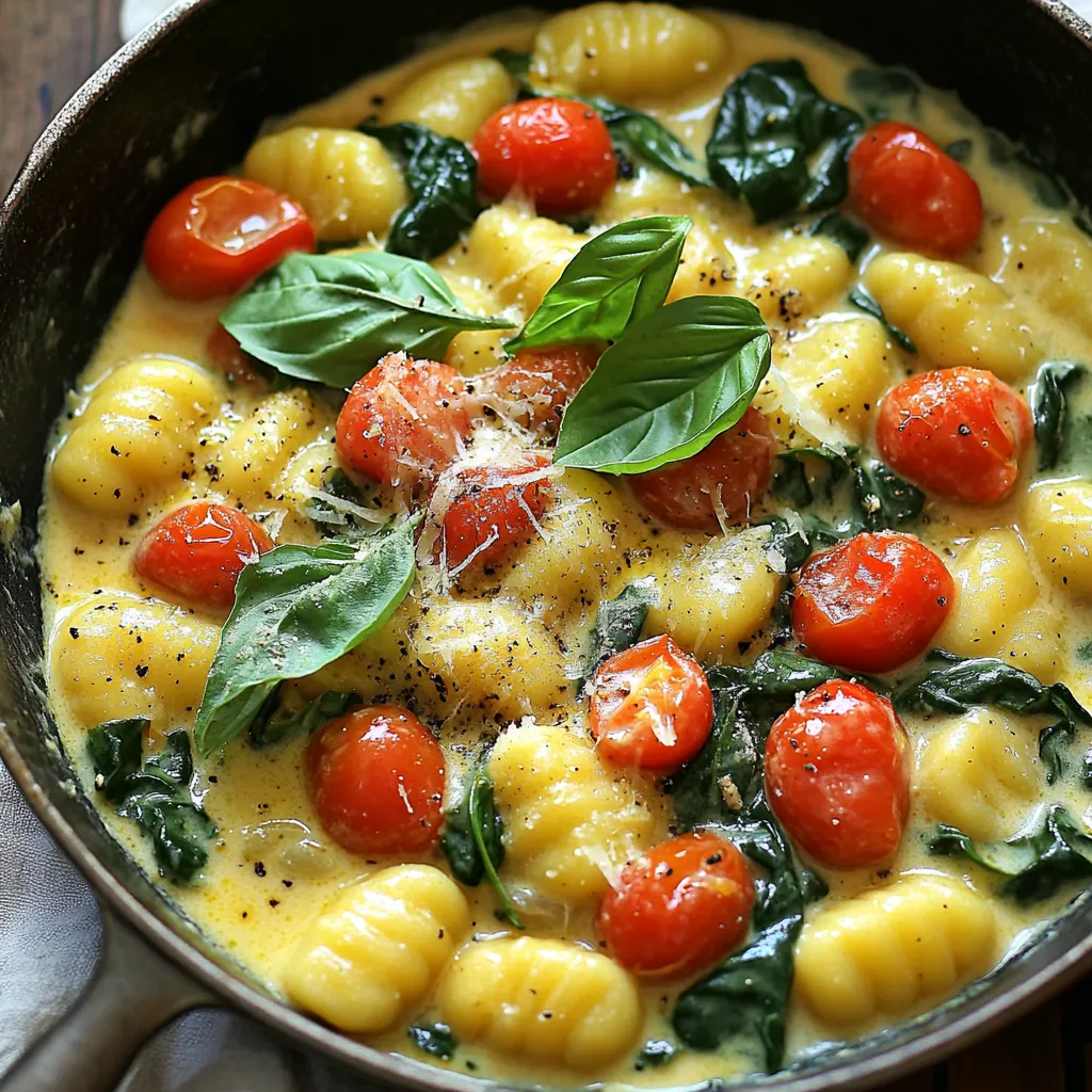 One-Pan Creamy Tuscan Gnocchi Rich and Easy Meal