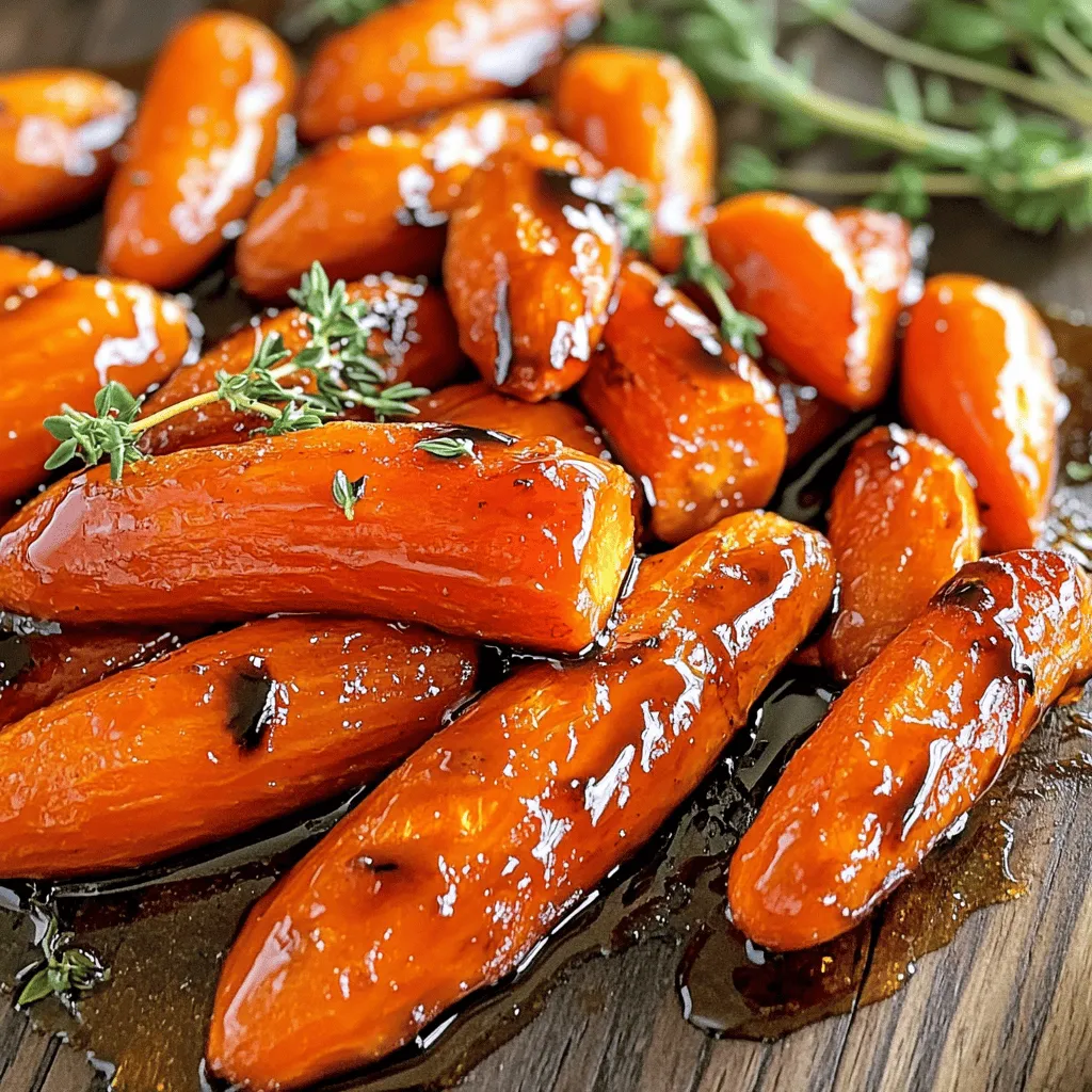 Honey Balsamic Roasted Carrots Flavorful Side Dish