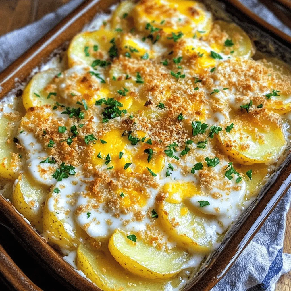 Gruyere Scalloped Potatoes Rich and Creamy Delight