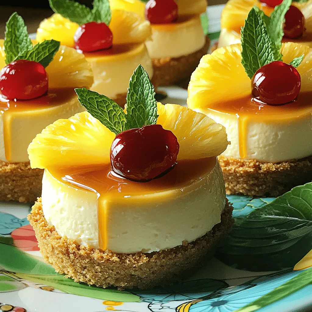 Flavorful Pineapple Upside-Down Cheesecakes Delight