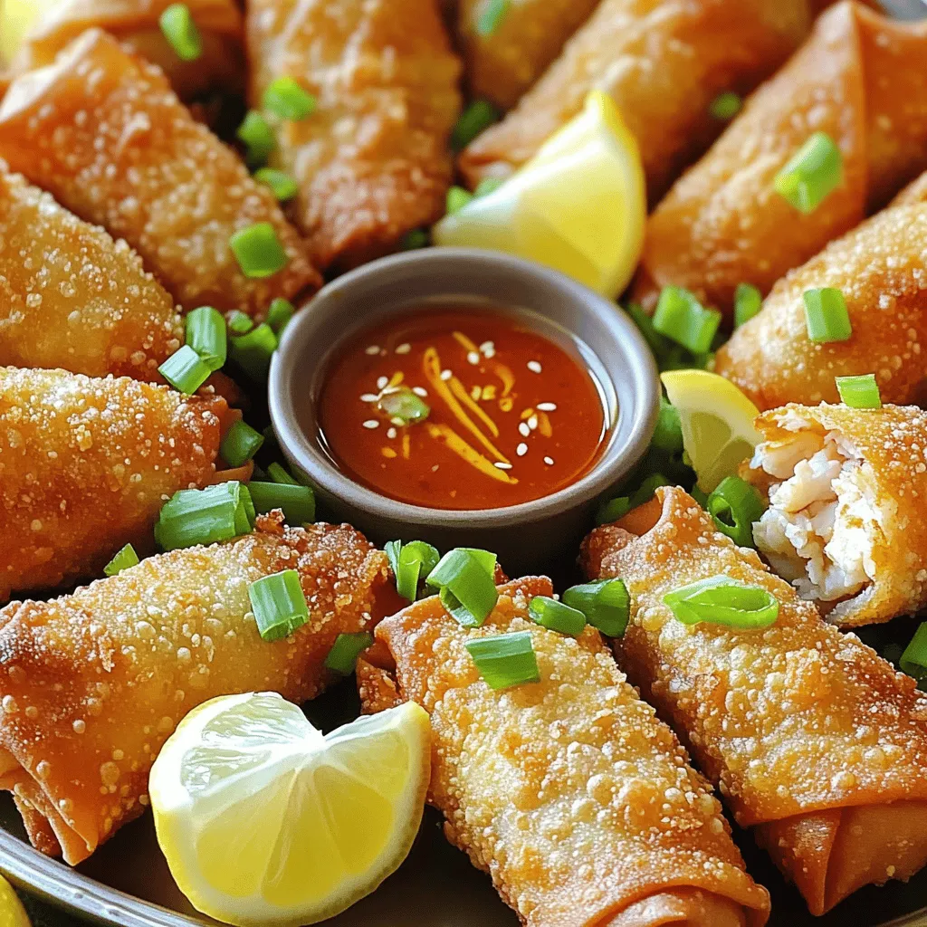 Crab Cake Egg Rolls Tasty and Easy Snack Idea