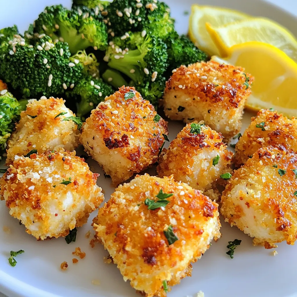 Savory Air Fryer Chicken Bites and Broccoli Recipe