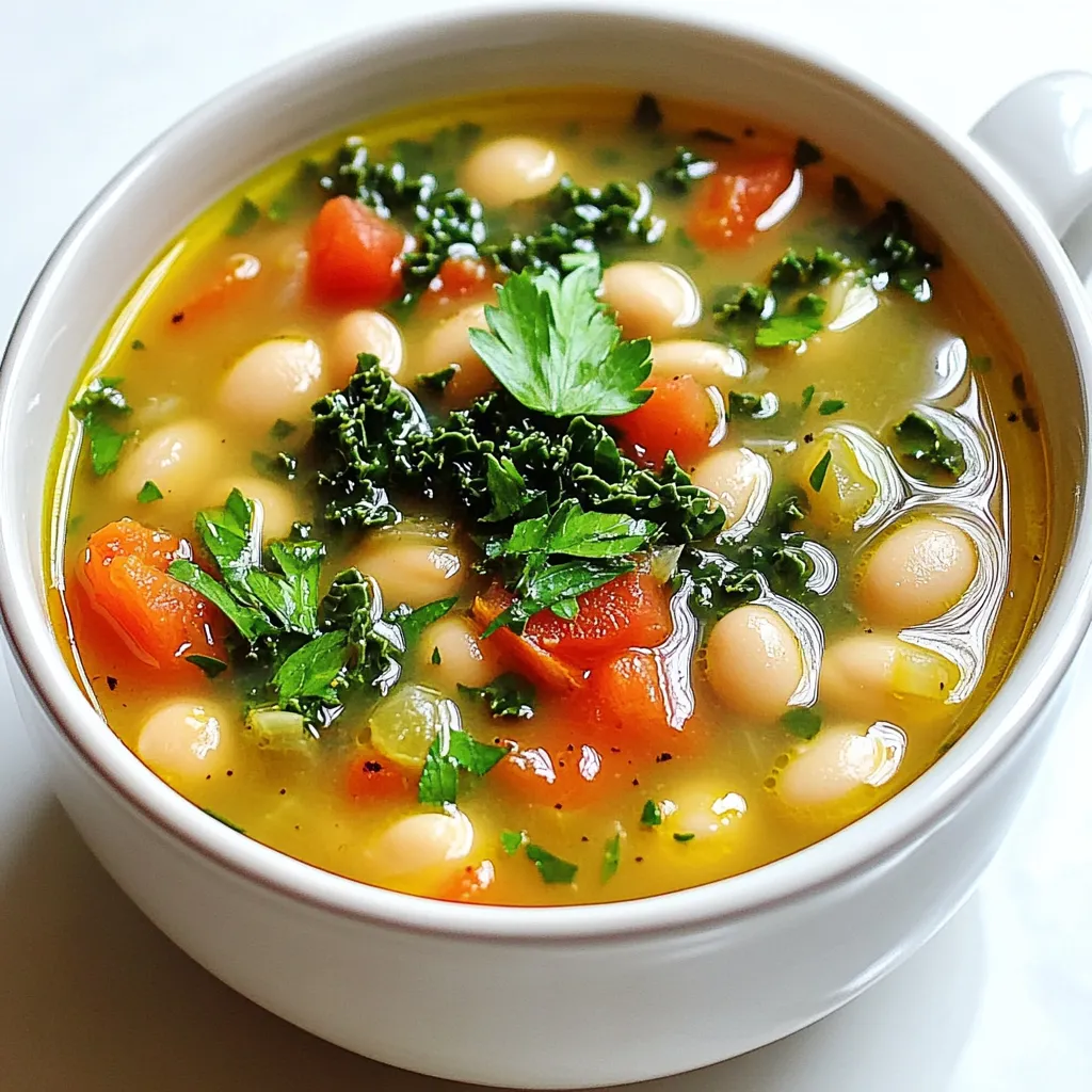 One-Pot Tuscan White Bean Soup Flavorful and Easy Meal