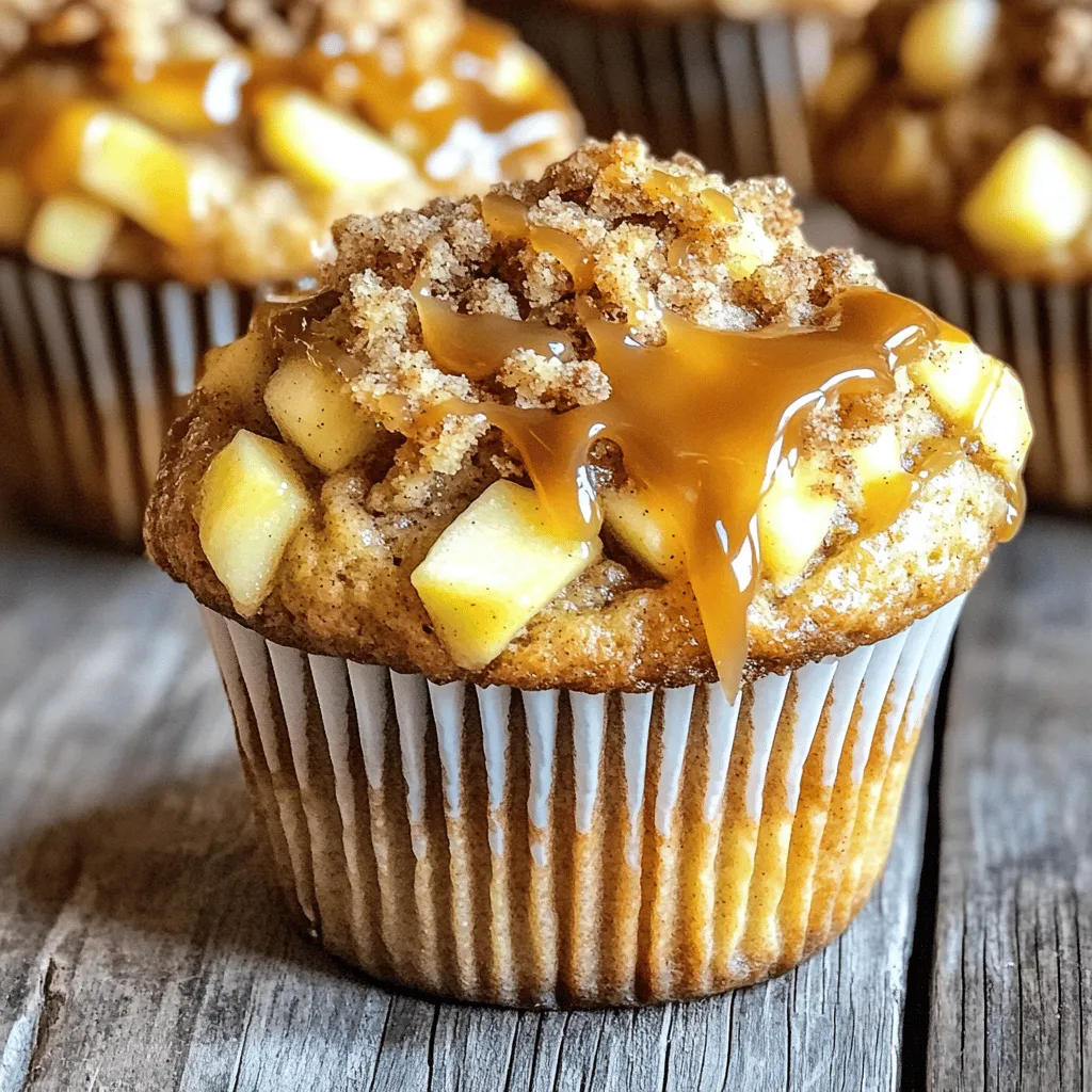 Caramel Apple Streusel Muffins Flavorful and Easy Recipe