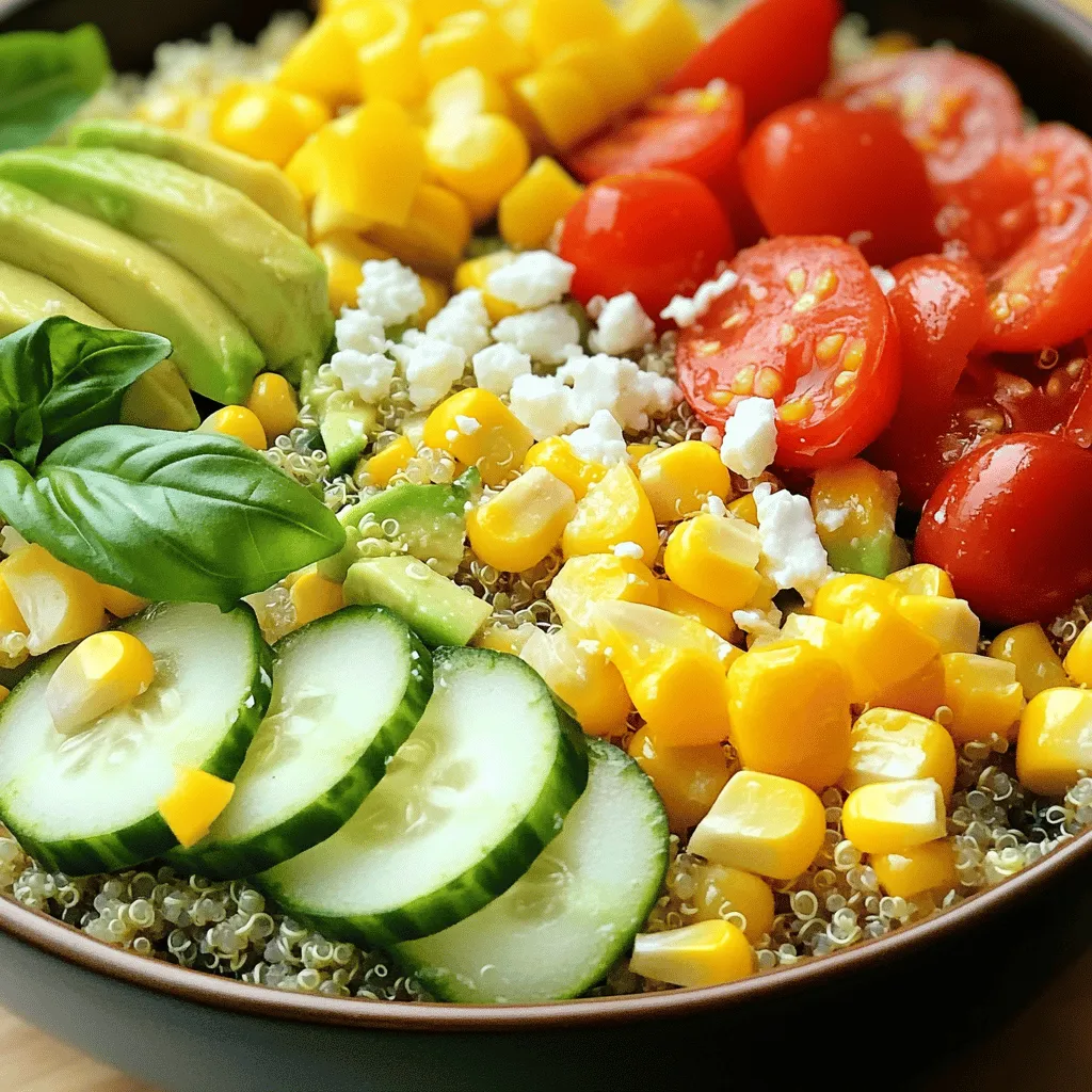 Savory Summer Veggie Quinoa Bowls Fresh and Simple