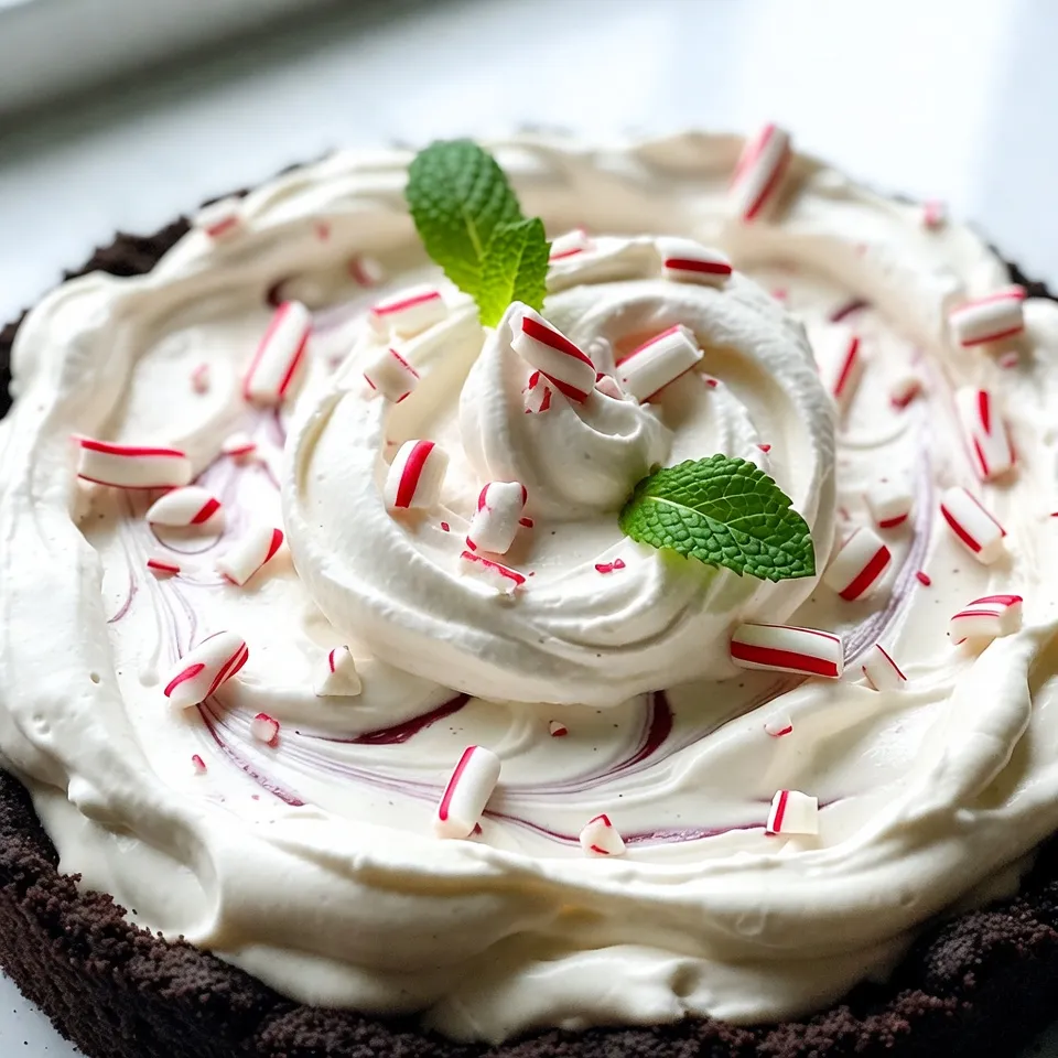 No-Bake Peppermint Oreo Pie Easy Holiday Treat