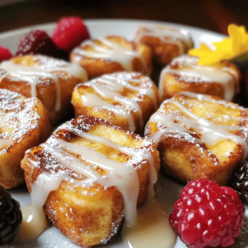 Cinnamon Roll French Toast Bites Delightful Breakfast Treat