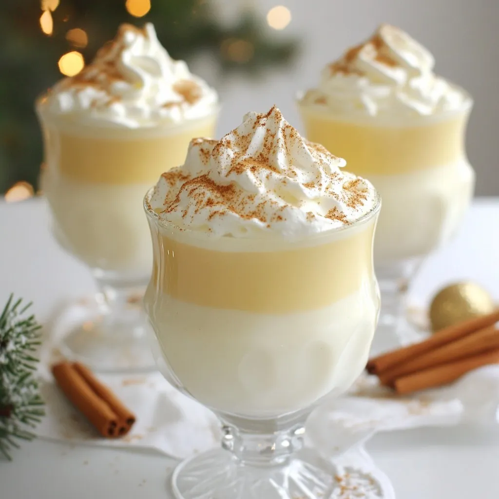 Vanilla Bean Eggnog Cocktail Festive and Creamy Treat