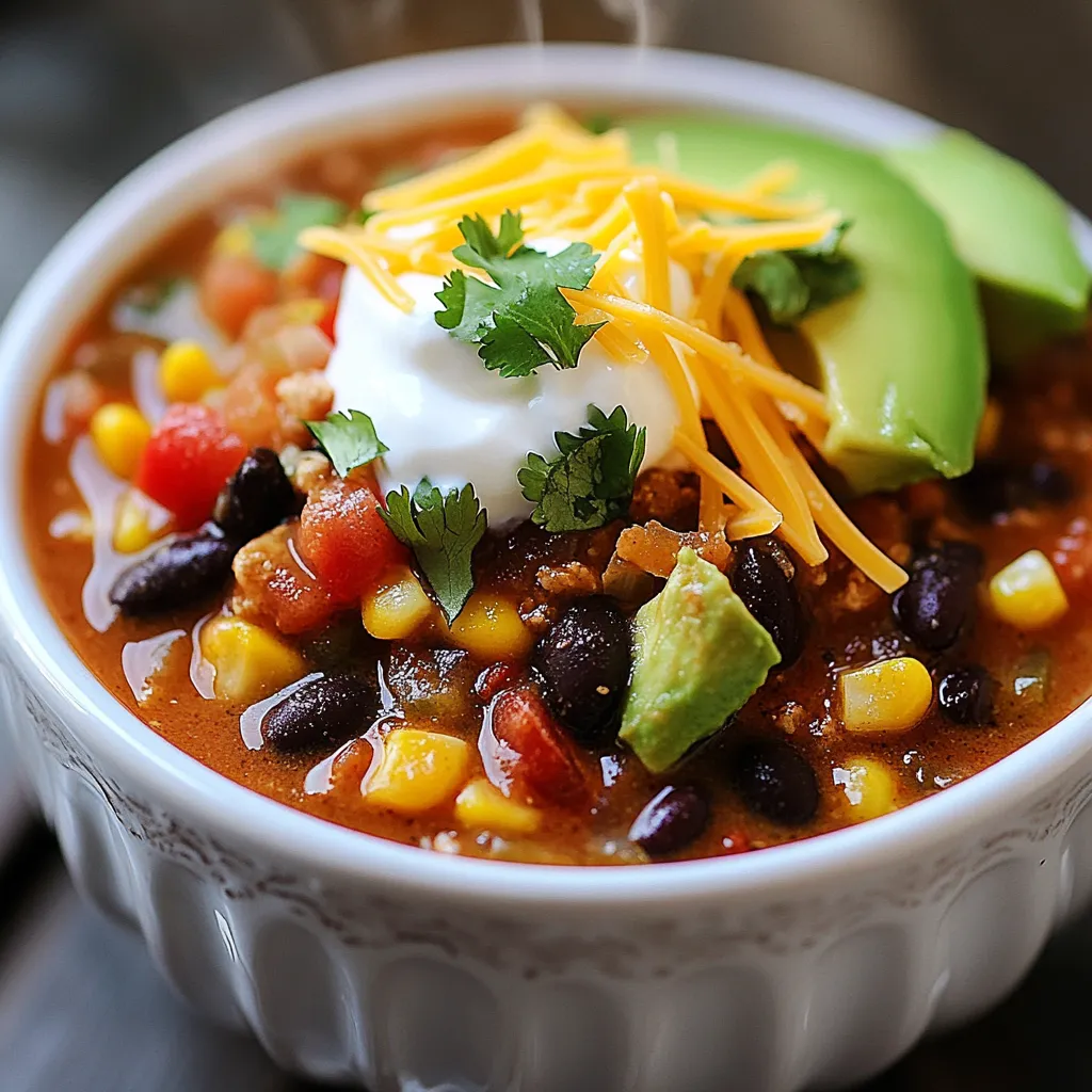 Loaded Taco Soup Flavorful and Filling Meal Recipe