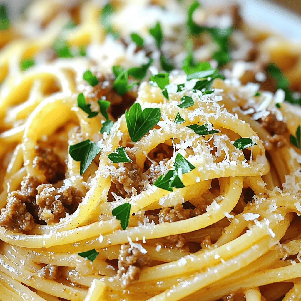30-Minute Beef and Garlic Butter Pasta Delight