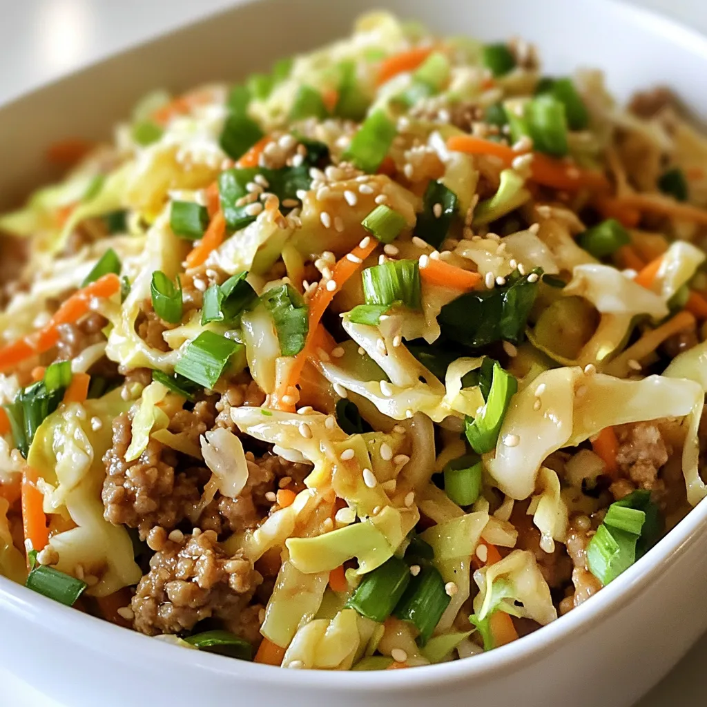 Egg Roll in a Bowl Flavorful and Easy Dinner Idea