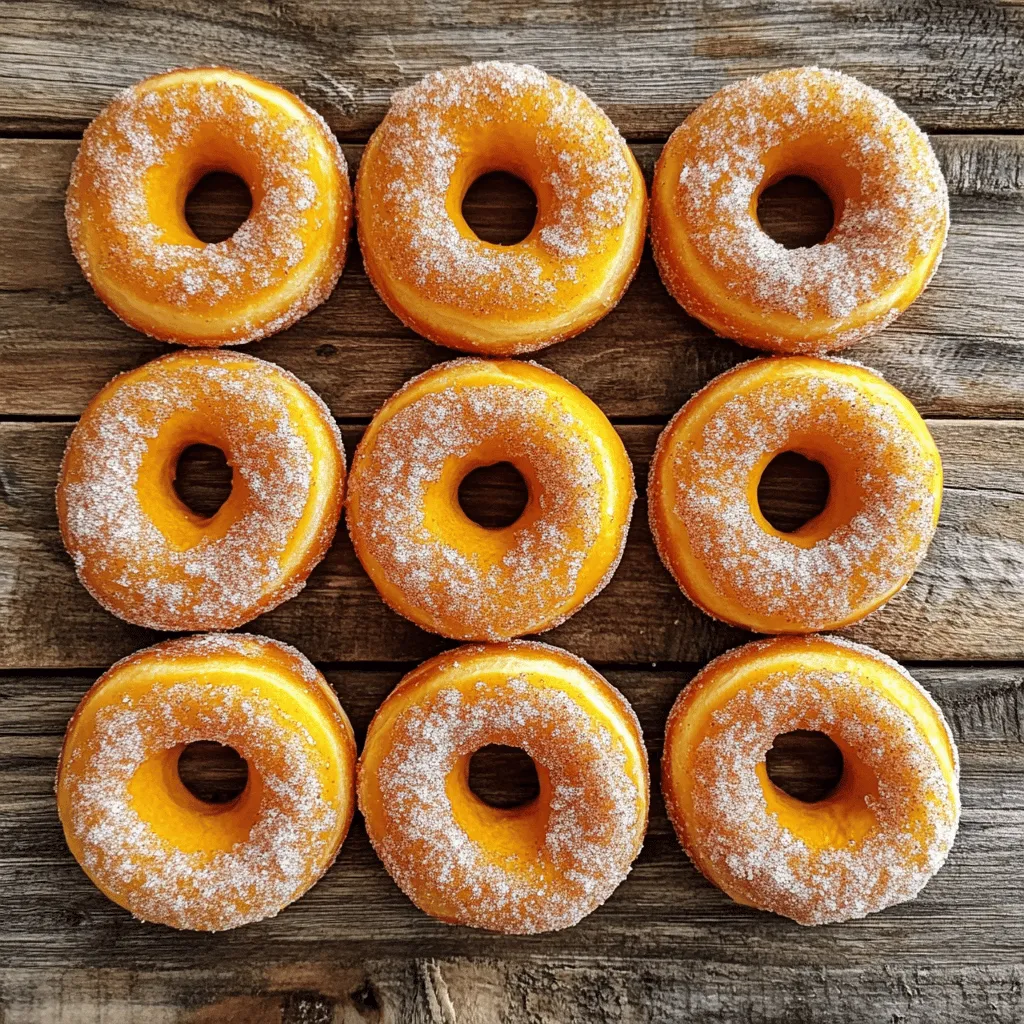 Cinnamon Sugar Pumpkin Donuts Easy to Make Treat