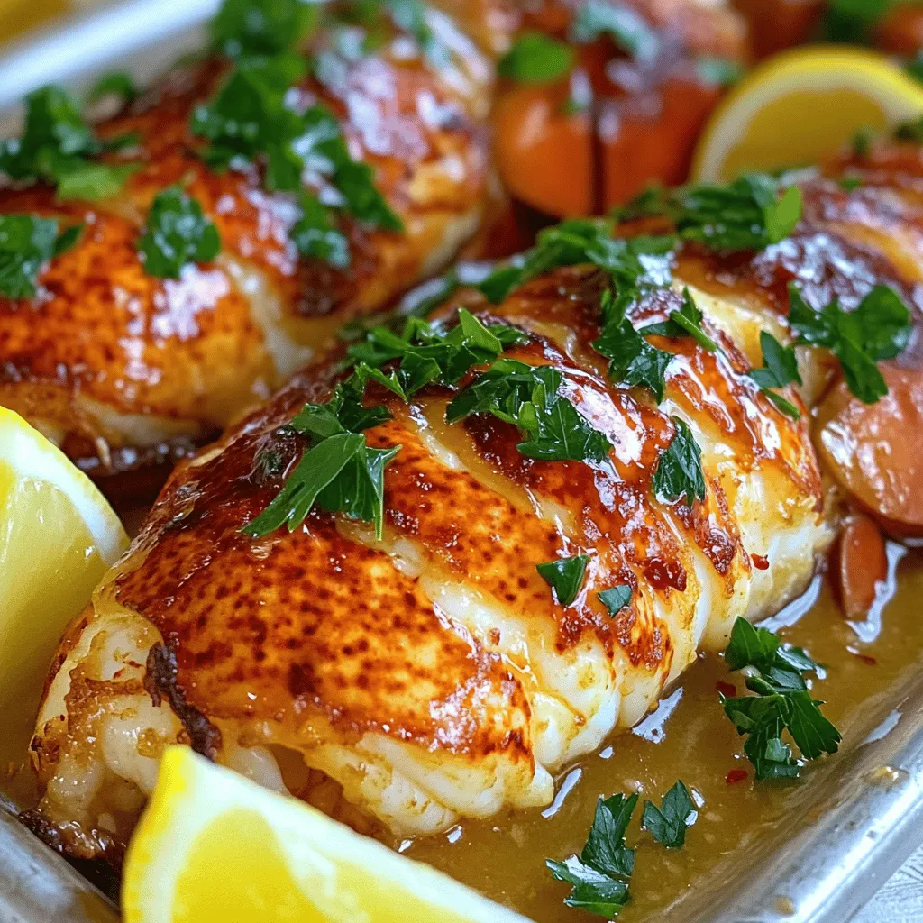 Creamy Garlic Butter Lobster Tails Delightful Dish