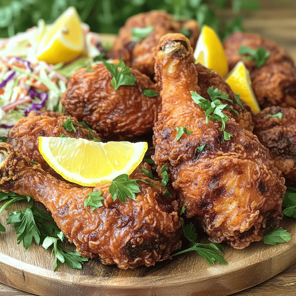 To make lemon tea fried chicken, start with simple base ingredients. You need four pieces of chicken, either legs or thighs. A good marinade requires two cups of buttermilk. This helps to tenderize the chicken and adds flavor. You also need black tea, either in bags or loose leaf, for that unique twist. Lastly, lemon zest and lemon juice bring a fresh taste that brightens the dish.