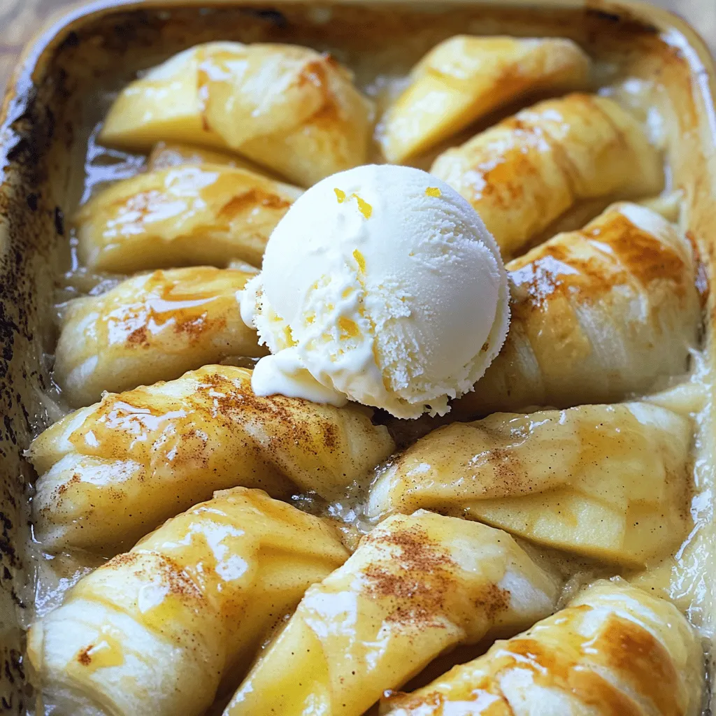 Crescent Roll Apple Dumplings Tasty and Easy Recipe