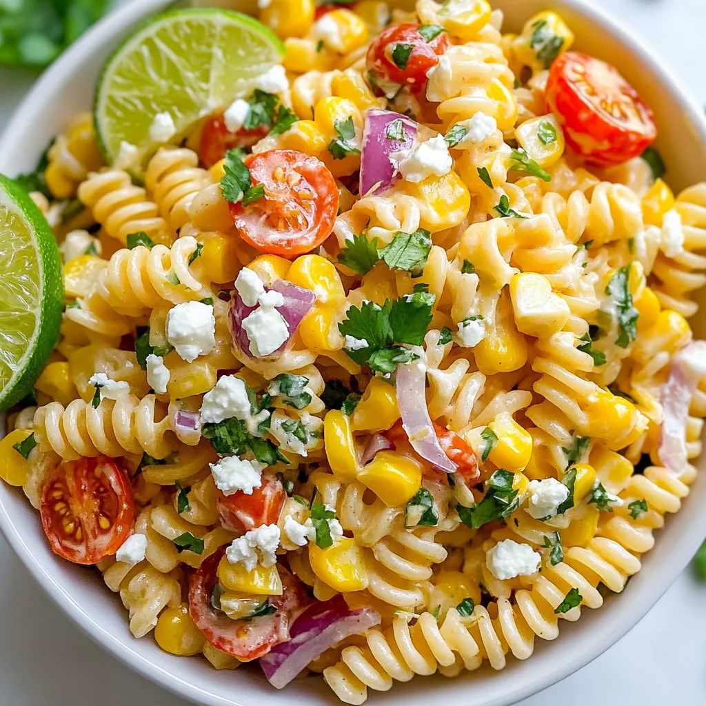 Street Corn Pasta Salad Bold and Flavorful Recipe