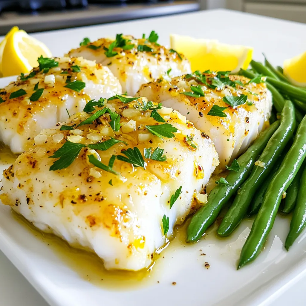 Sheet-Pan Lemon Garlic Cod and Green Beans Delight