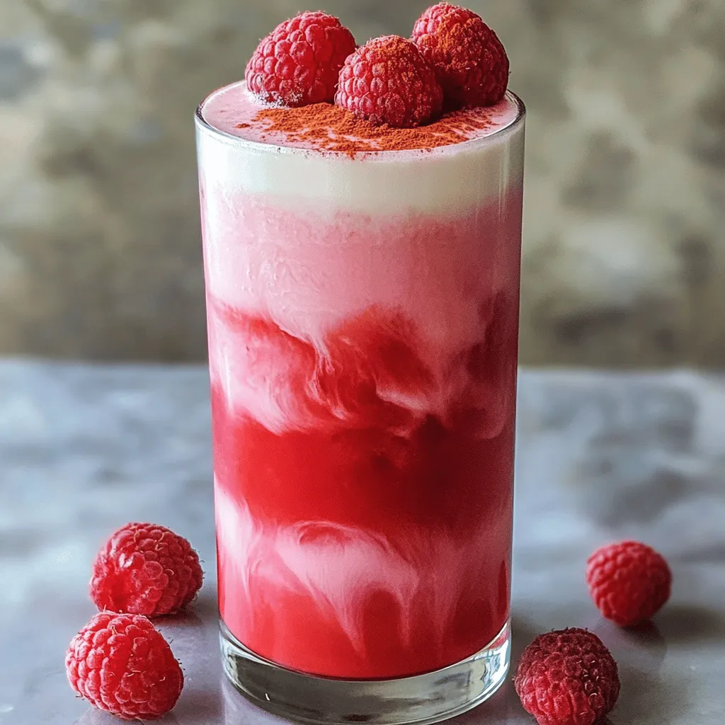 To make a raspberry hibiscus latte, you need a few key ingredients. Each one plays a big role in the drink