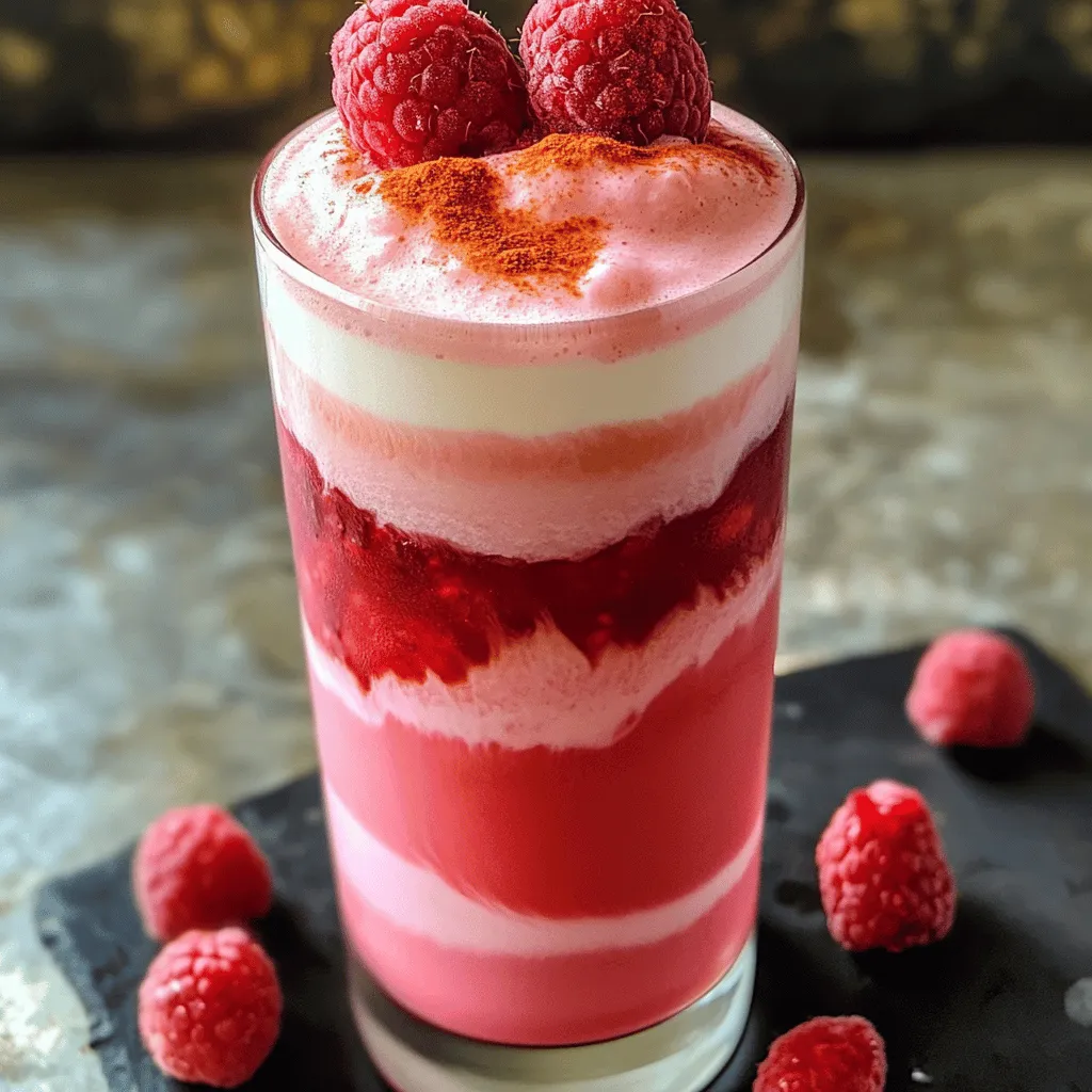 Raspberry Hibiscus Latte Flavorful and Refreshing Drink