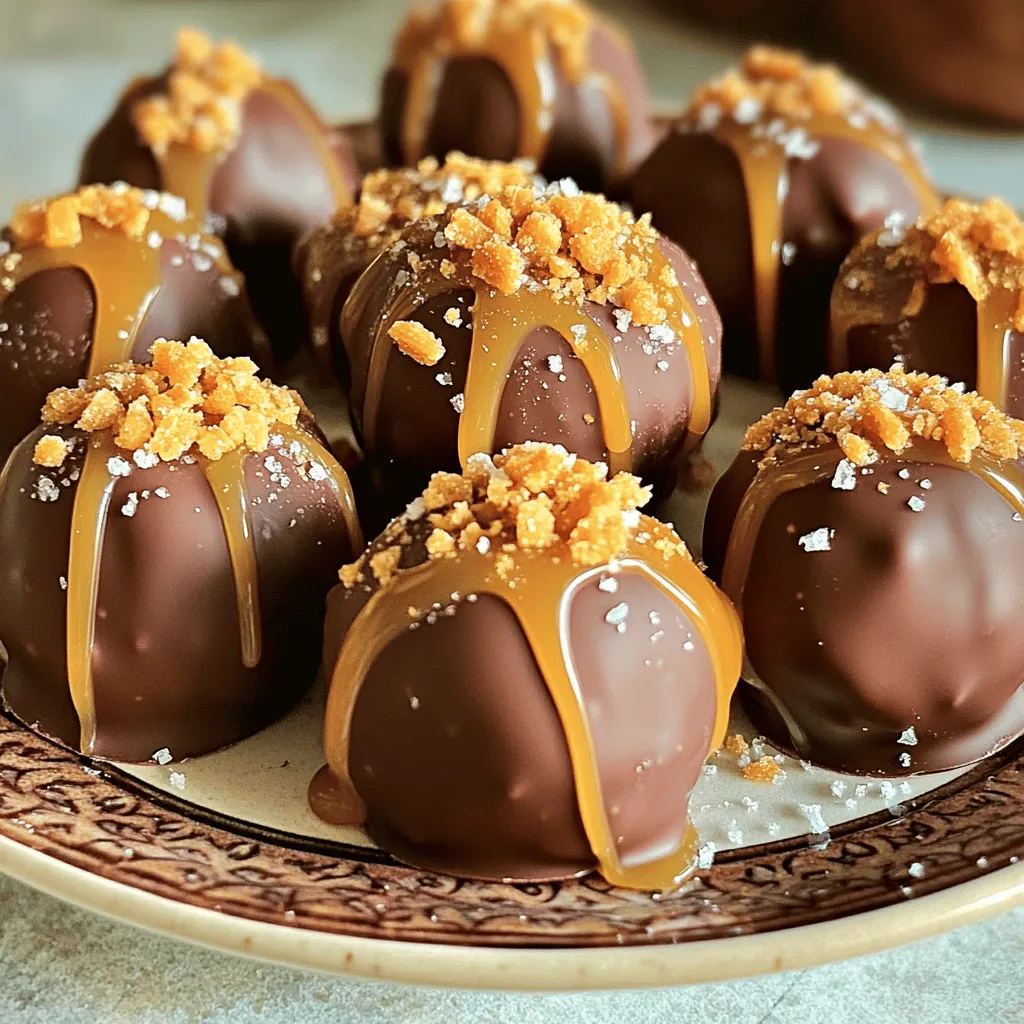 - 1 cup crushed Butterfinger candies - 1 cup crushed graham crackers - ½ cup powdered sugar - ½ cup creamy peanut butter - ½ cup caramel sauce (plus extra for drizzling) - 1 cup semi-sweet chocolate chips - 1 tablespoon coconut oil (or vegetable oil) - Sea salt for garnish
