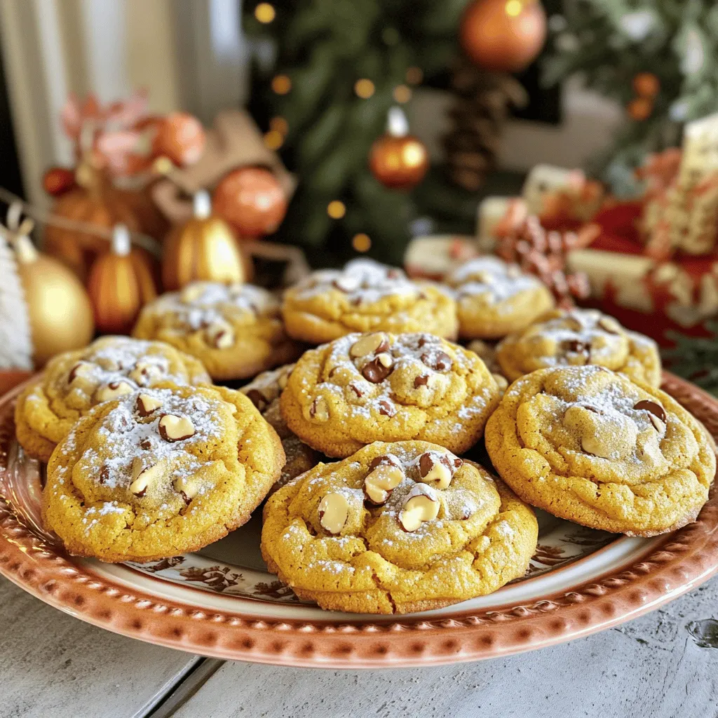 Chewy Pumpkin Cookies Soft and Flavorful Delight