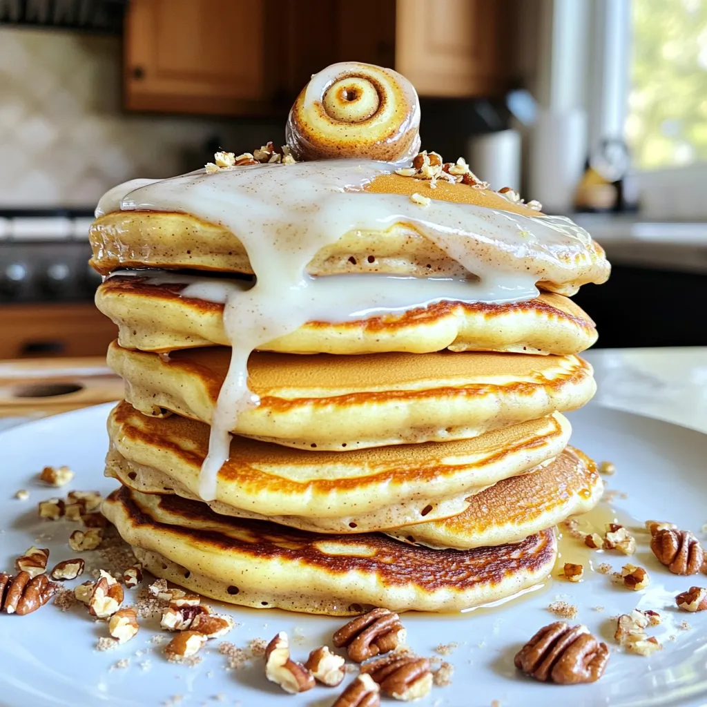 Cinnamon Roll Pancakes Irresistible Breakfast Treat