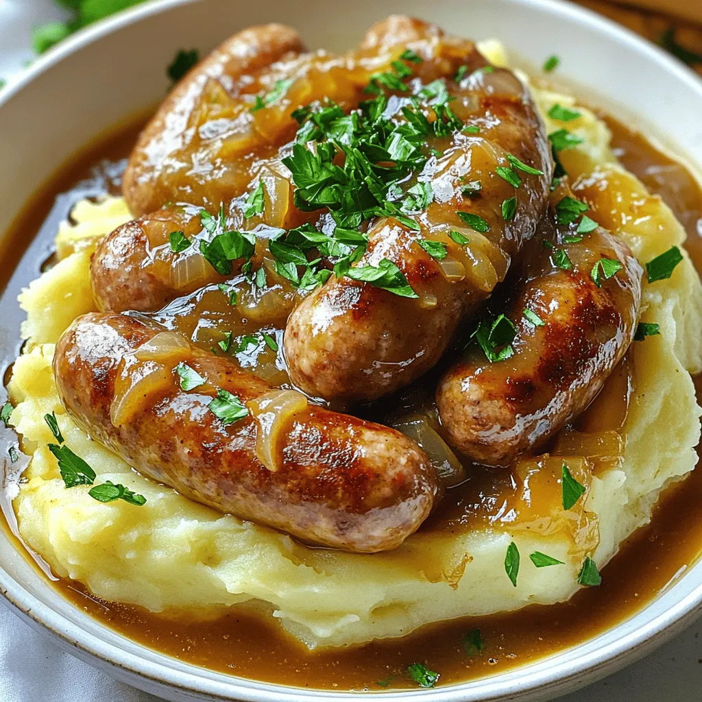 Bangers and Mash Tasty Comfort Food Recipe Guide