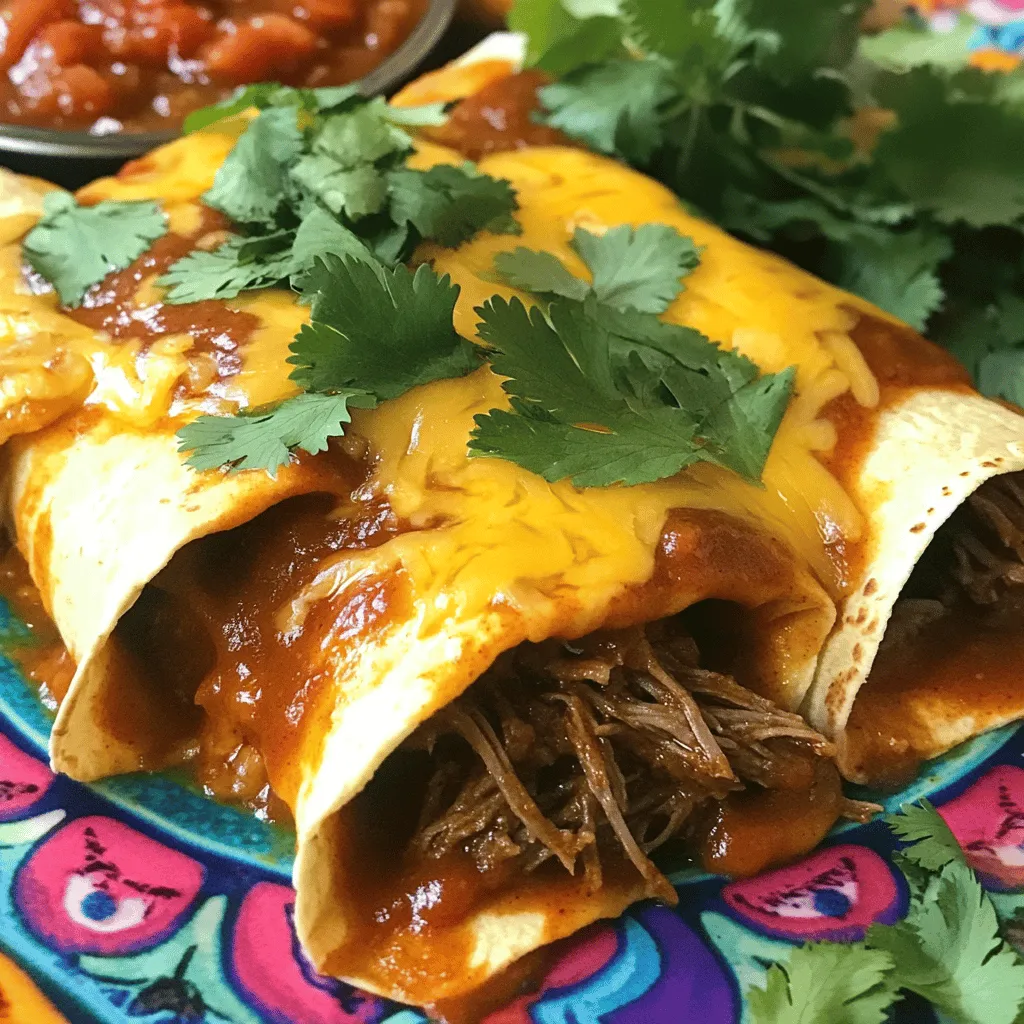 Slow Cooker Chipotle Beef Enchiladas Rich and Flavorful