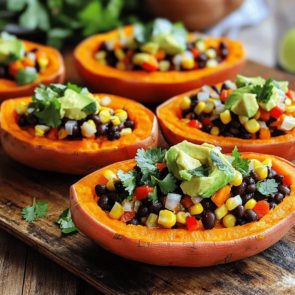 Sweet Potato Taco Boats Flavorful and Healthy Meal