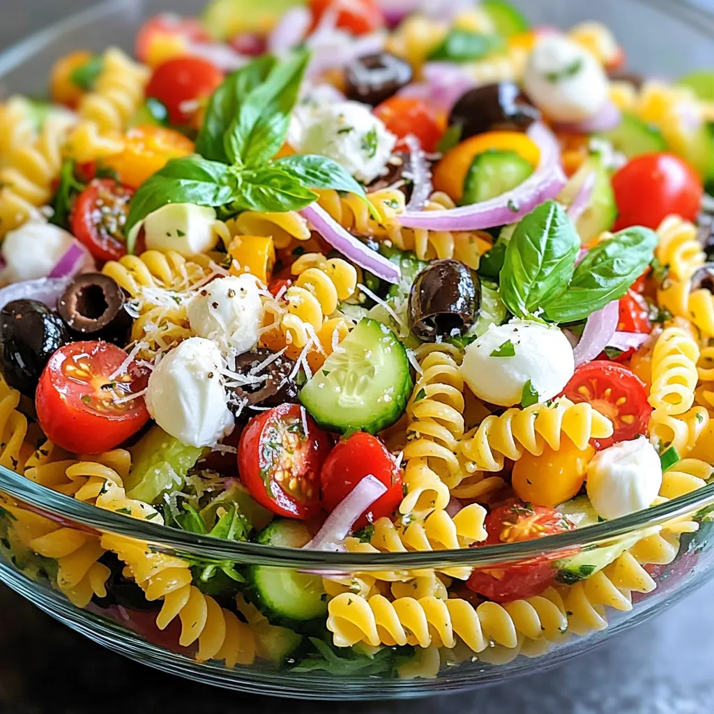 Olive Garden Inspired Pasta Salad Fresh and Flavorful Recipe