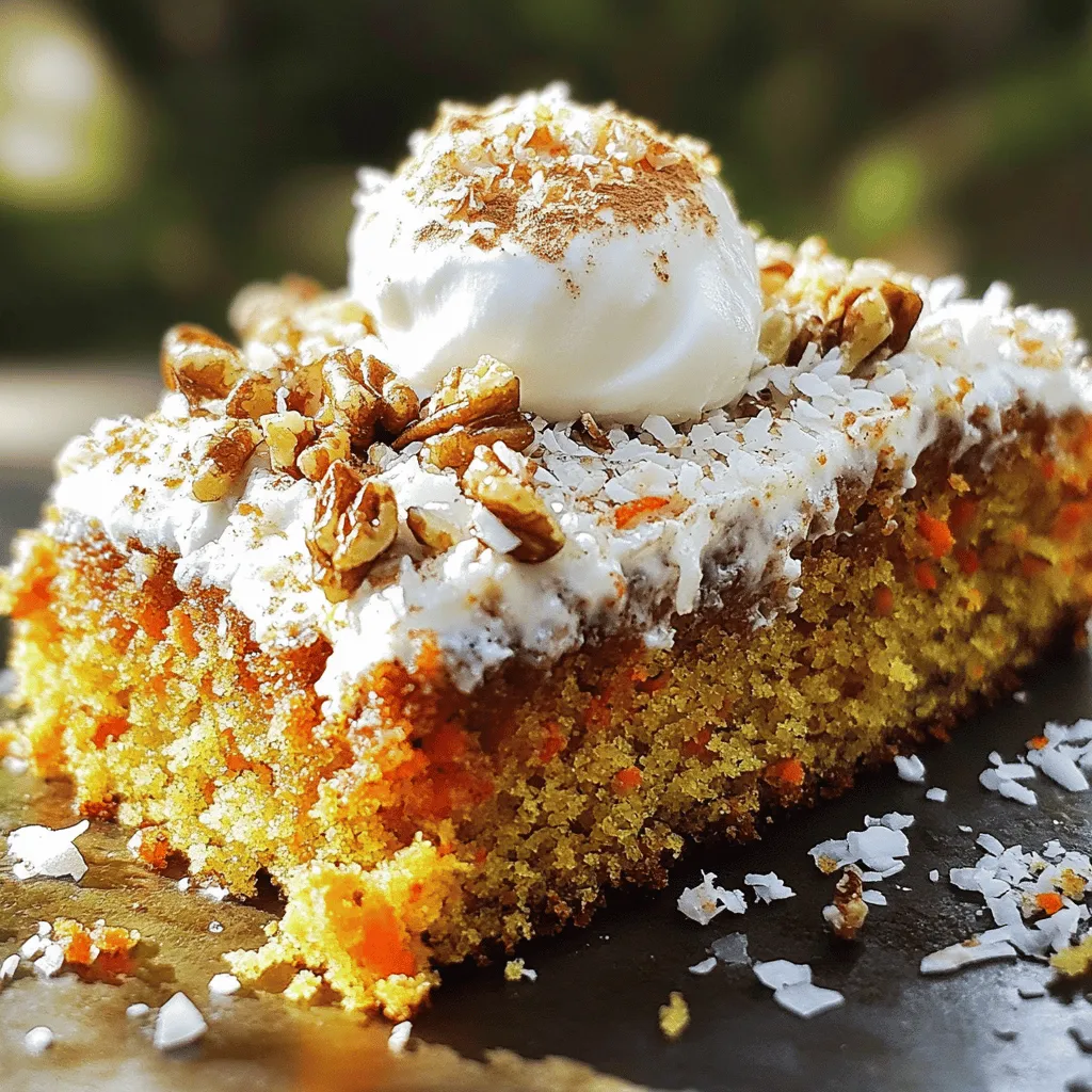 No Sugar No Flour Carrot Cake Delightful and Easy Recipe