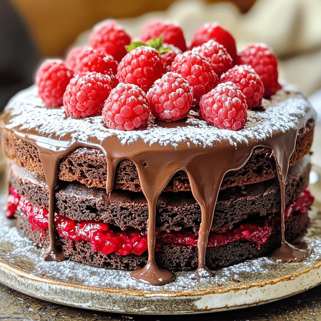 Chocolate Raspberry Cake Delightful and Simple Recipe