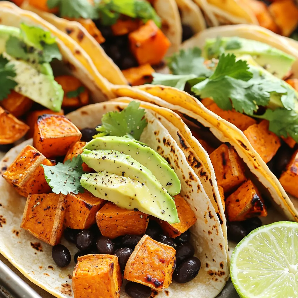 Sheet Pan Sweet Potato Black Bean Tacos Energizer