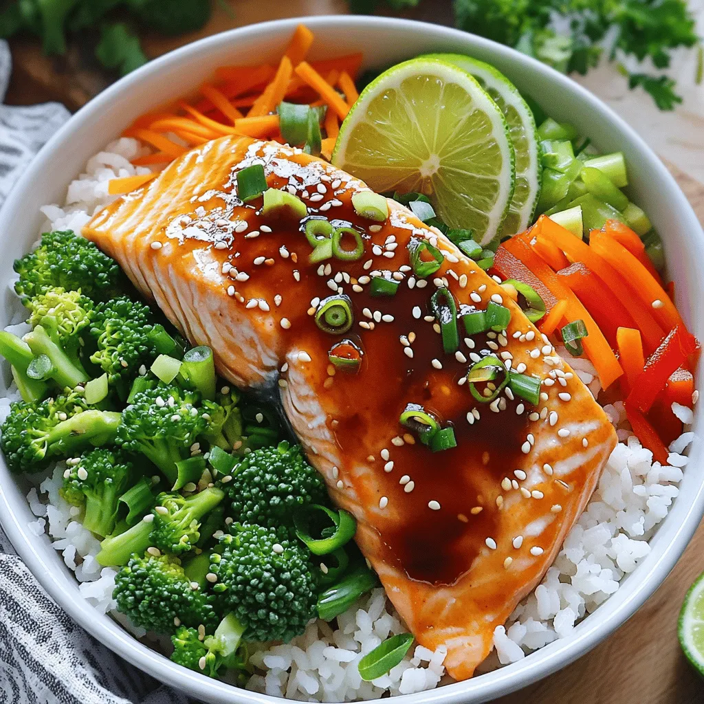 Min Teriyaki Salmon Bowls Flavorful and Simple Meal