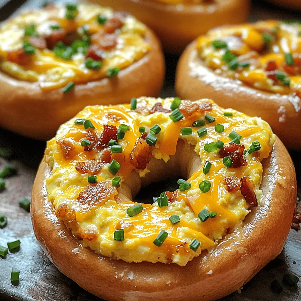 Delicious Quiche Stuffed Bagels Easy and Tasty Recipe