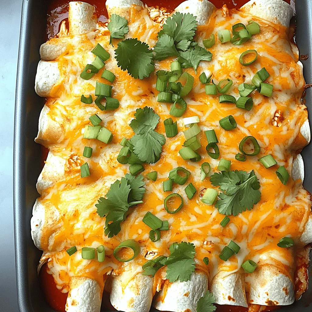 Savory Buffalo Chicken Enchiladas Quick and Easy Recipe