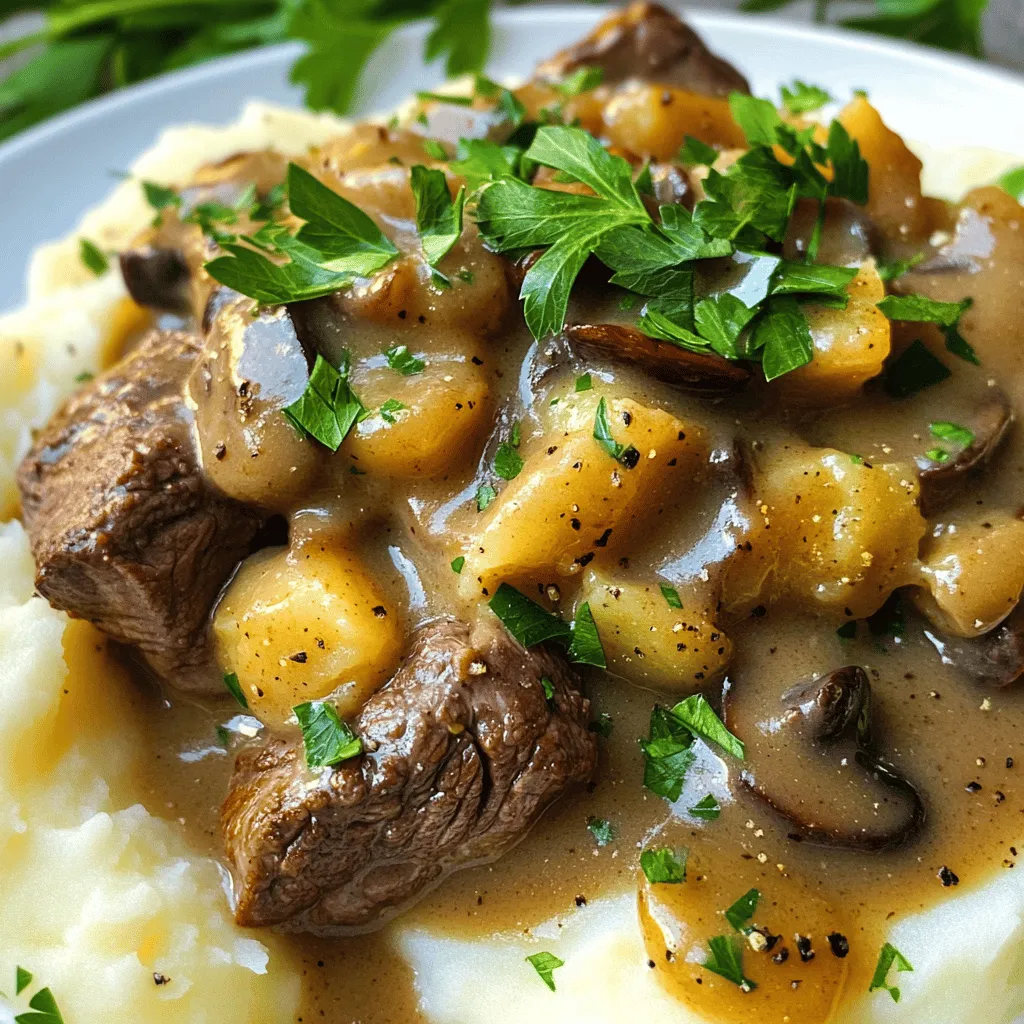 Savory Beef Tips with Gravy Easy Comfort Meal