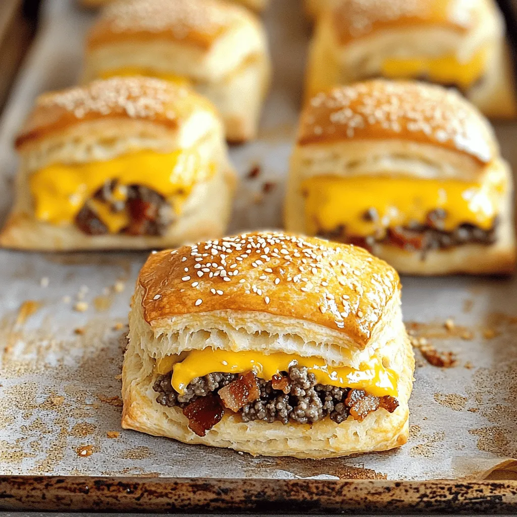 Beefy Bacon Cheeseburger Bombs Flavorful Party Snack