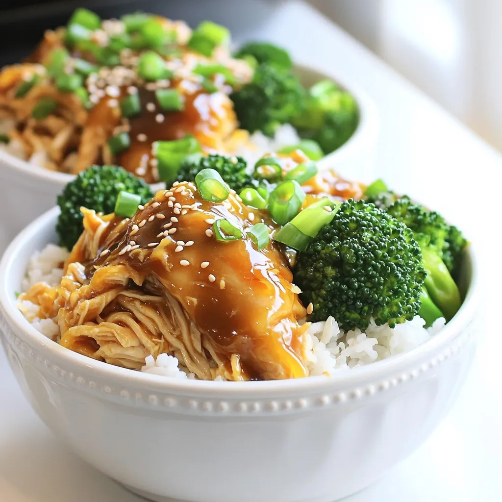 Slow Cooker Teriyaki Chicken Bowls Flavorful Dish