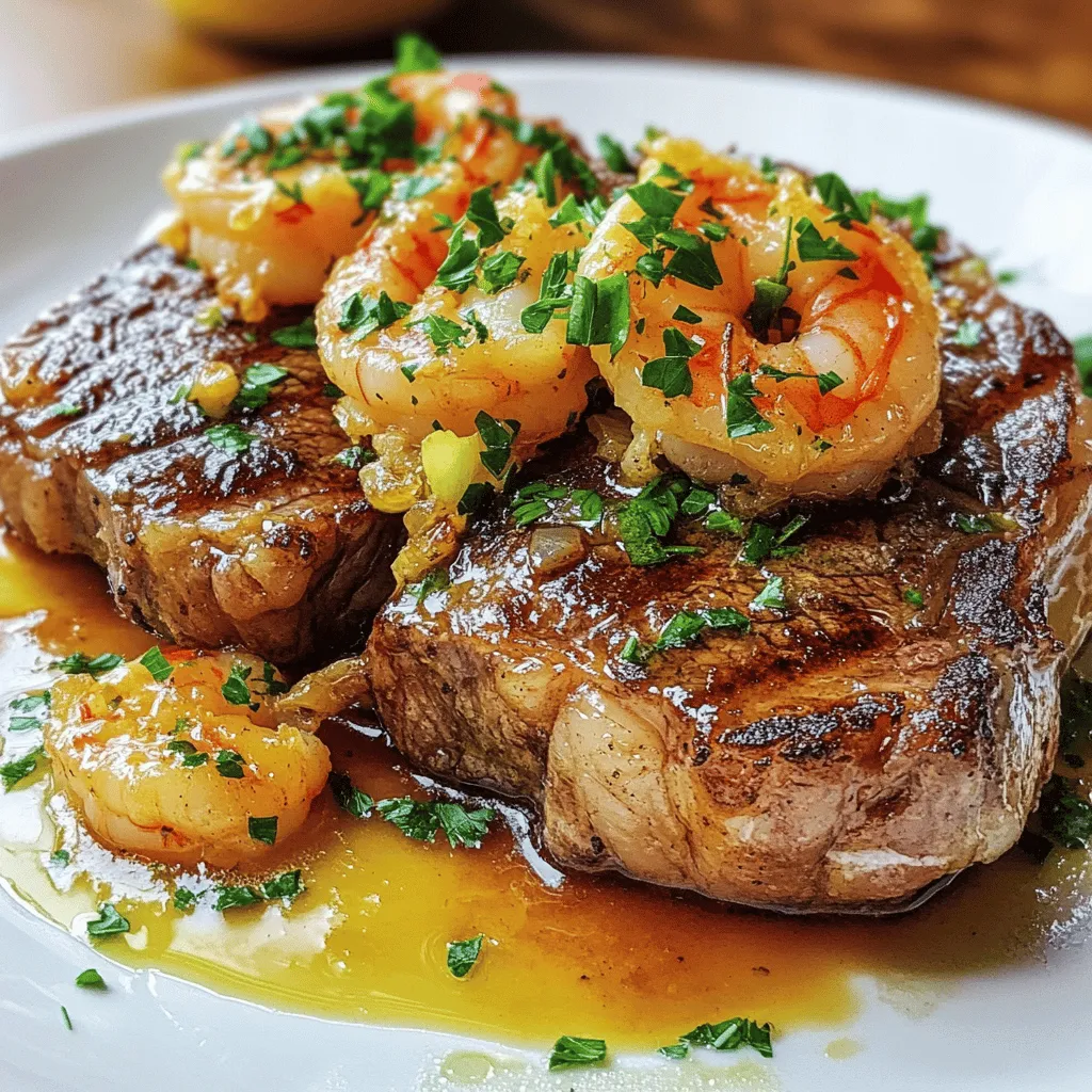 To make a great beef ribeye steak and jumbo shrimp meal, you need a solid recipe. I love to use the Surf & Turf Delight recipe. This dish brings together rich flavors and is simple to make.