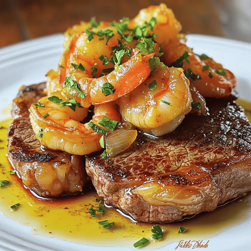 Beef Ribeye Steak &#038; Jumbo Shrimp Flavorful Dinner Ideas