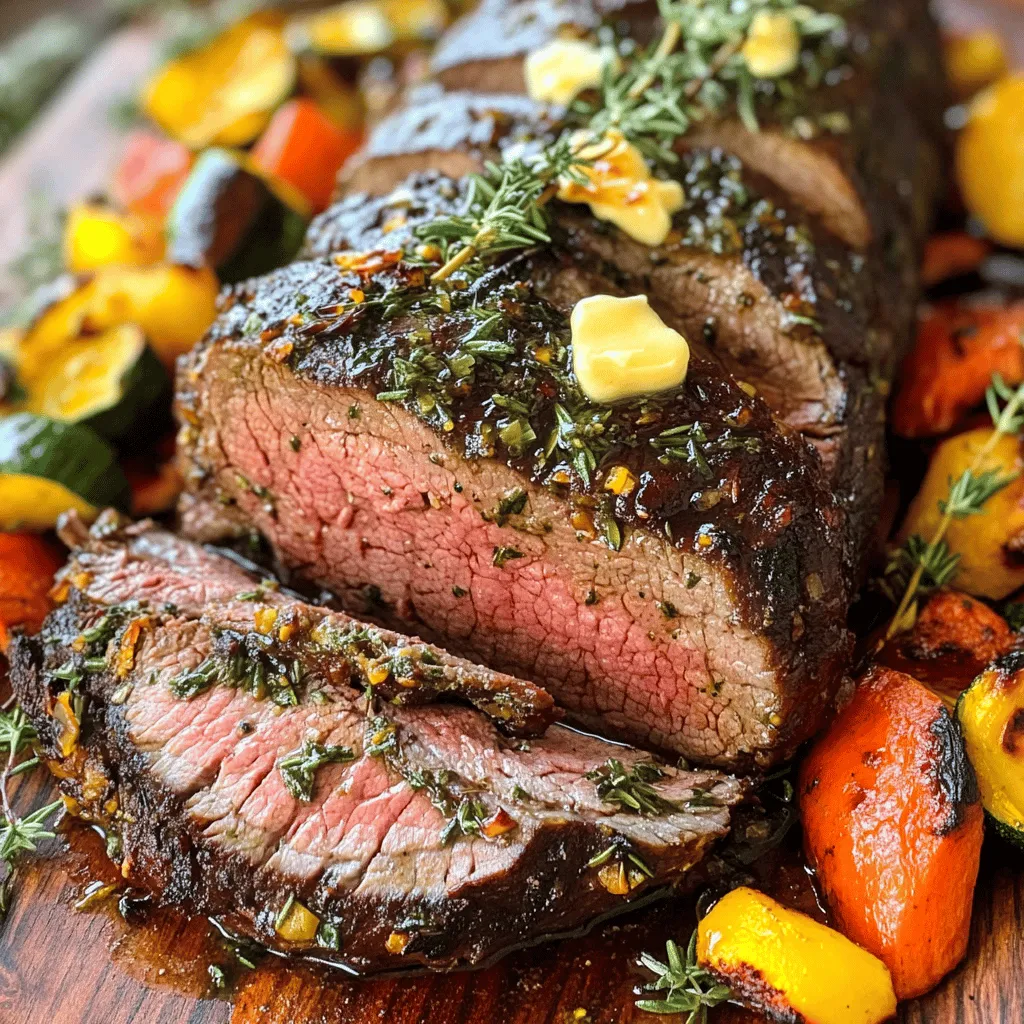 The main star of this dish is the beef tenderloin roast. You need 2.5 to 3 pounds of it. This cut is tender and juicy, perfect for special meals.