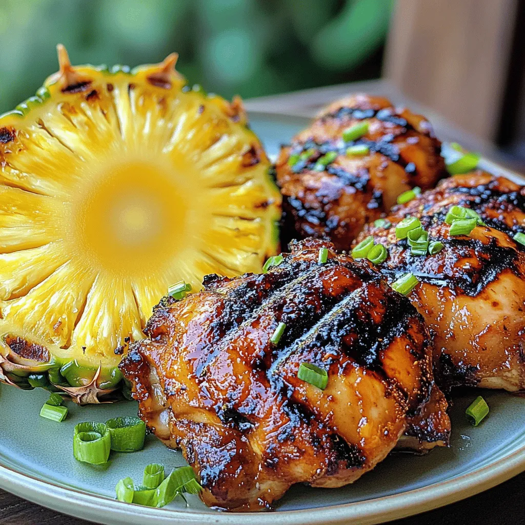 Hawaiian Huli Huli Chicken Savory Grilled Delight