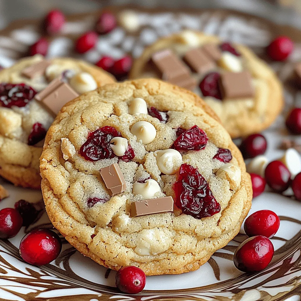 White Chocolate Cranberry Cookies Delightful Treats