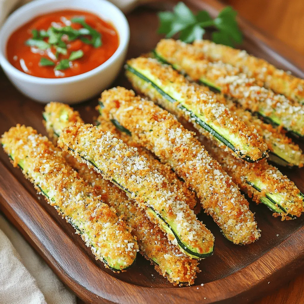 Air Fryer Parmesan Zucchini Fries Crispy Delight