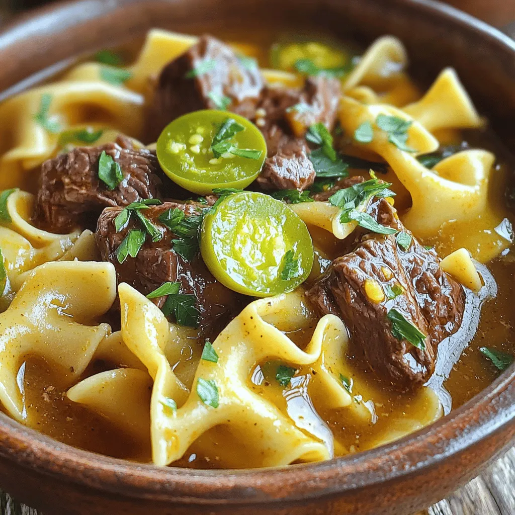 Savory Mississippi Beef Noodles Recipe for Dinner Delight