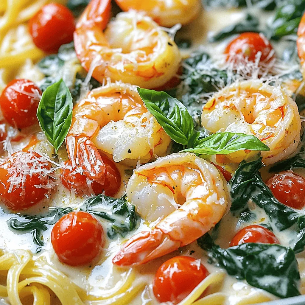 Creamy Tuscan Shrimp with Spinach Delightful Meal