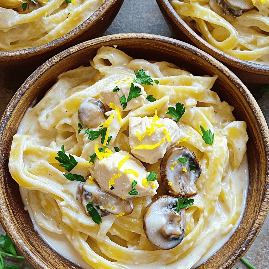 To make the Chicken and Mushroom Pasta in Silky Sauce, you need a few key items. Here’s a simple list to help you gather everything: