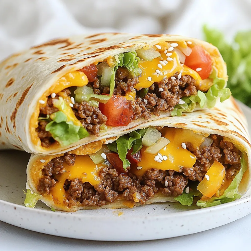 Big Mac Wraps Tasty and Fun Meal Idea at Home