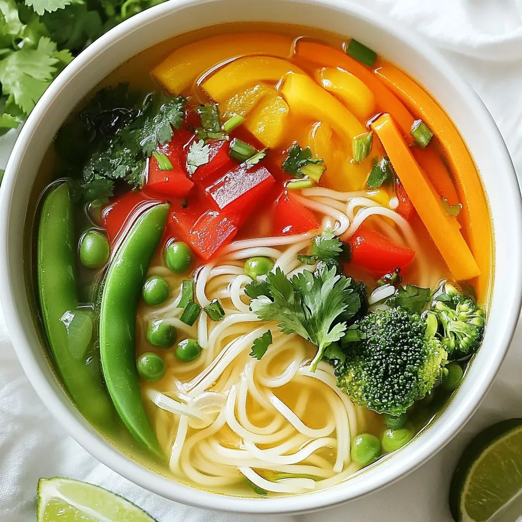 Vegetable Noodle Soup Simple and Healthy Recipe